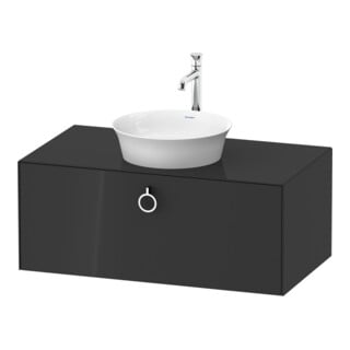 Duravit Waschtischunterschrank White Tulip 100x55cm, gr g, 1 AZ m G, 1 Konsolenpl.