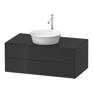 Duravit Waschtischunterschrank White Tulip 100x55cm, gr g, 2 La, 1 Pl, wandhängend