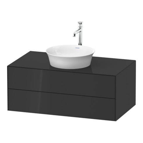 Duravit Waschtischunterschrank White Tulip 100x55cm, gr g, 2 La, 1 Pl, wandhängend