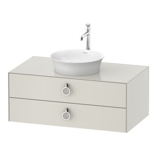 Duravit Waschtischunterschrank White Tulip 100x55cm, No w m, 2 La m G, 1 Pl