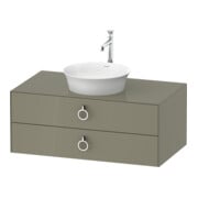 Duravit Waschtischunterschrank White Tulip 100x55cm, st-g g, 2 La m G, 1 Pl-1