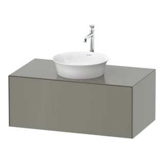 Duravit Waschtischunterschrank White Tulip 100x55cm, st-g m, 1 AZ, 1 Pl, wandhängend