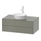 Duravit Waschtischunterschrank White Tulip 100x55cm, st-g m, 2 La, 1 Pl, wandhängend-1