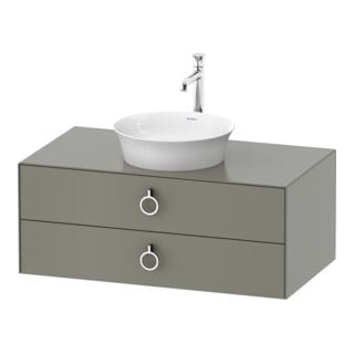 Duravit Waschtischunterschrank White Tulip 100x55cm, st-g m, 2 La m G, 1 Pl