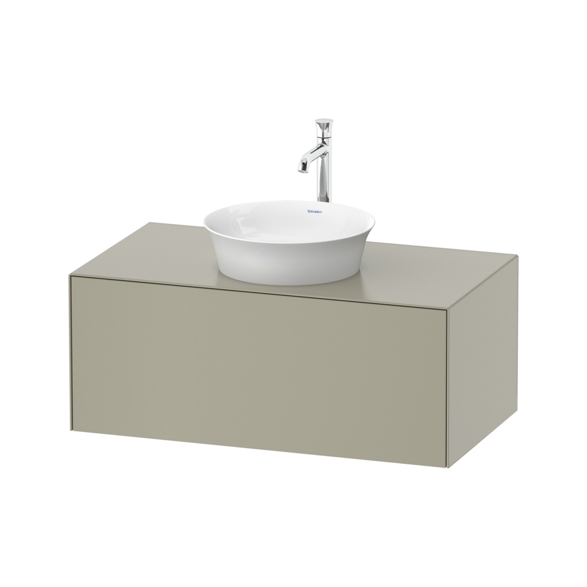 Duravit Waschtischunterschrank White Tulip 100x55cm, T m, 1 AZ, 1 Pl, wandhängend