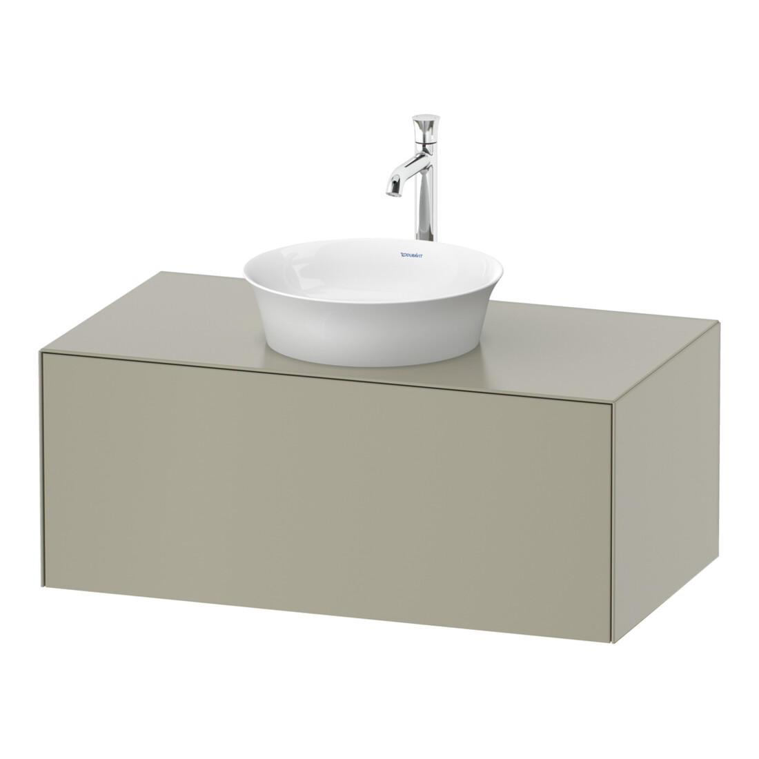 Duravit Waschtischunterschrank White Tulip 100x55cm, T m, 1 AZ, 1 Pl, wandhängend