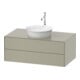 Duravit Waschtischunterschrank White Tulip 100x55cm, T m, 2 La, 1 Pl, wandhängend-1
