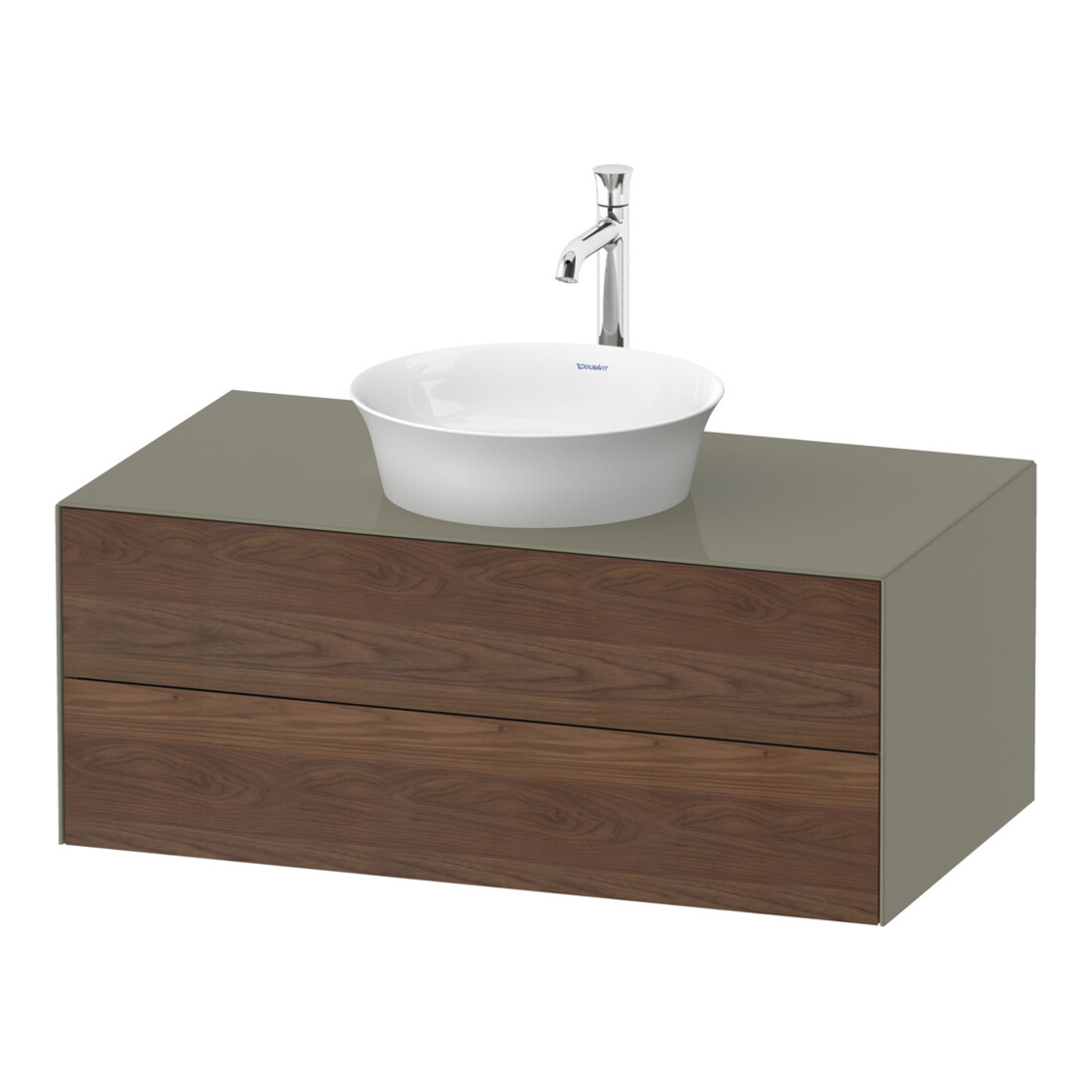 Duravit Waschtischunterschrank White Tulip 100x55cm, US N m/StG g, 2 La, 1 Pl, wh