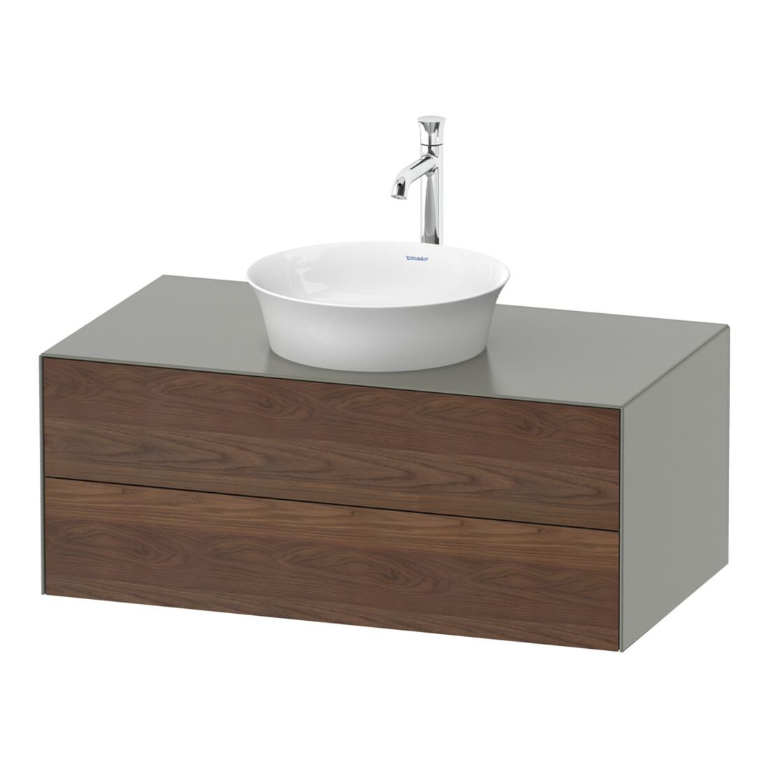 Duravit Waschtischunterschrank White Tulip 100x55cm, US N m/StG m, 2 La, 1 Pl, wh