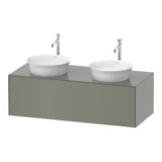 Duravit Waschtischunterschrank White Tulip 130x55cm, 1 AZ, 1 Pl, B bs, st-g s-matt