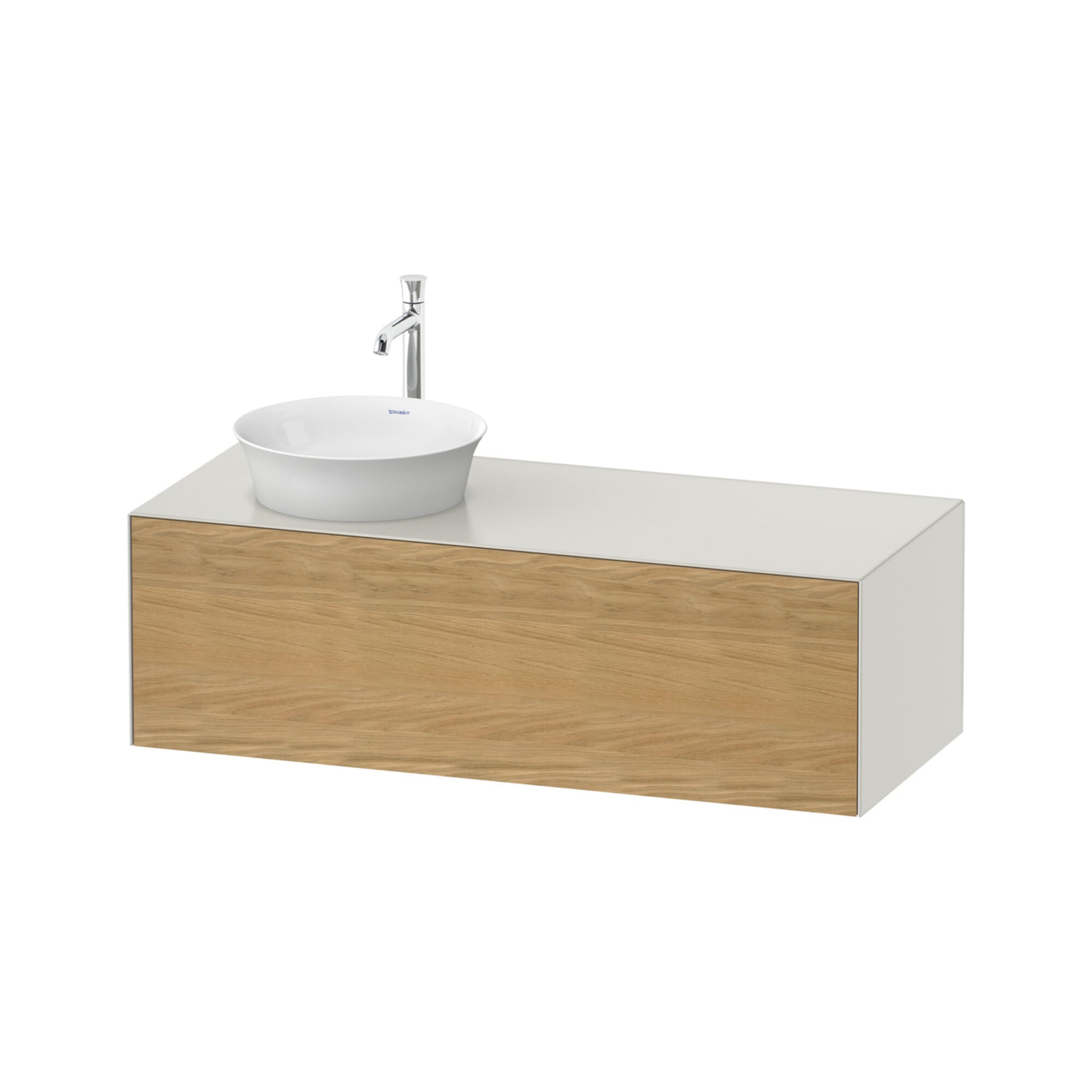 Duravit Waschtischunterschrank White Tulip 130x55cm, 1 AZ, 1 Pl, B l, E Nat no w m