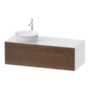 Duravit Waschtischunterschrank White Tulip 130x55cm, 1 AZ, 1 Pl, B l, US N w hgl
