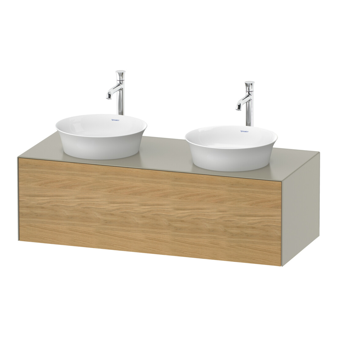Duravit Waschtischunterschrank White Tulip 130x55cm, 1 AZ, E Nat tau m, k Ein/m Be
