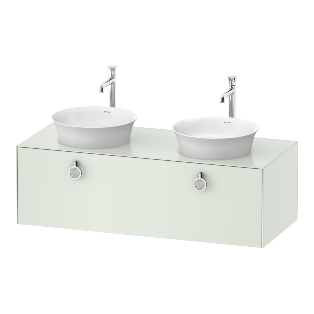 Duravit Waschtischunterschrank White Tulip 130x55cm, 1 AZ m G, B beids., we s-matt