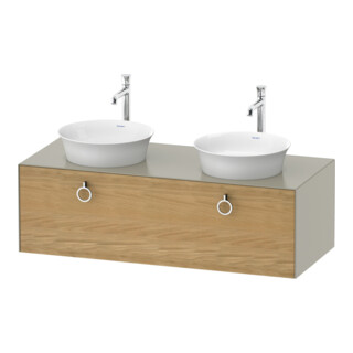Duravit Waschtischunterschrank White Tulip 130x55cm, 1 AZ m G, B bs, E N m/tau m