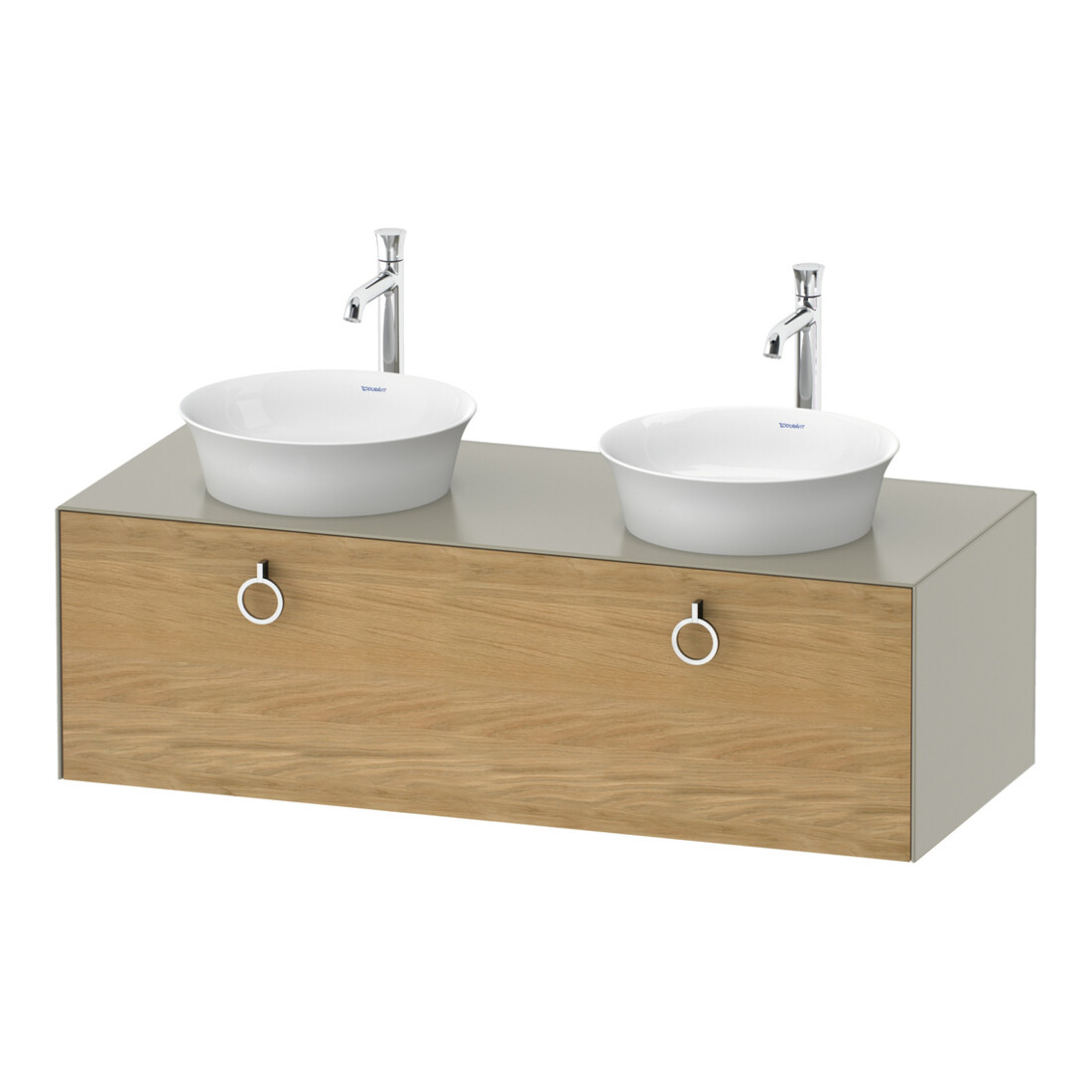 Duravit Waschtischunterschrank White Tulip 130x55cm, 1 AZ m G, B bs, E N m/tau m