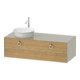 Duravit Waschtischunterschrank White Tulip 130x55cm, 1 AZ m G, B l, E Nat tau m