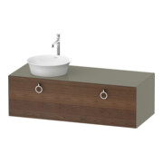 Duravit Waschtischunterschrank White Tulip 130x55cm, 1 AZ m G, B l, US N StG hgl-1