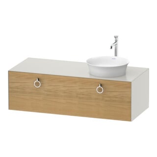 Duravit Waschtischunterschrank White Tulip 130x55cm, 1 AZ m G, B r, E Nat no w m