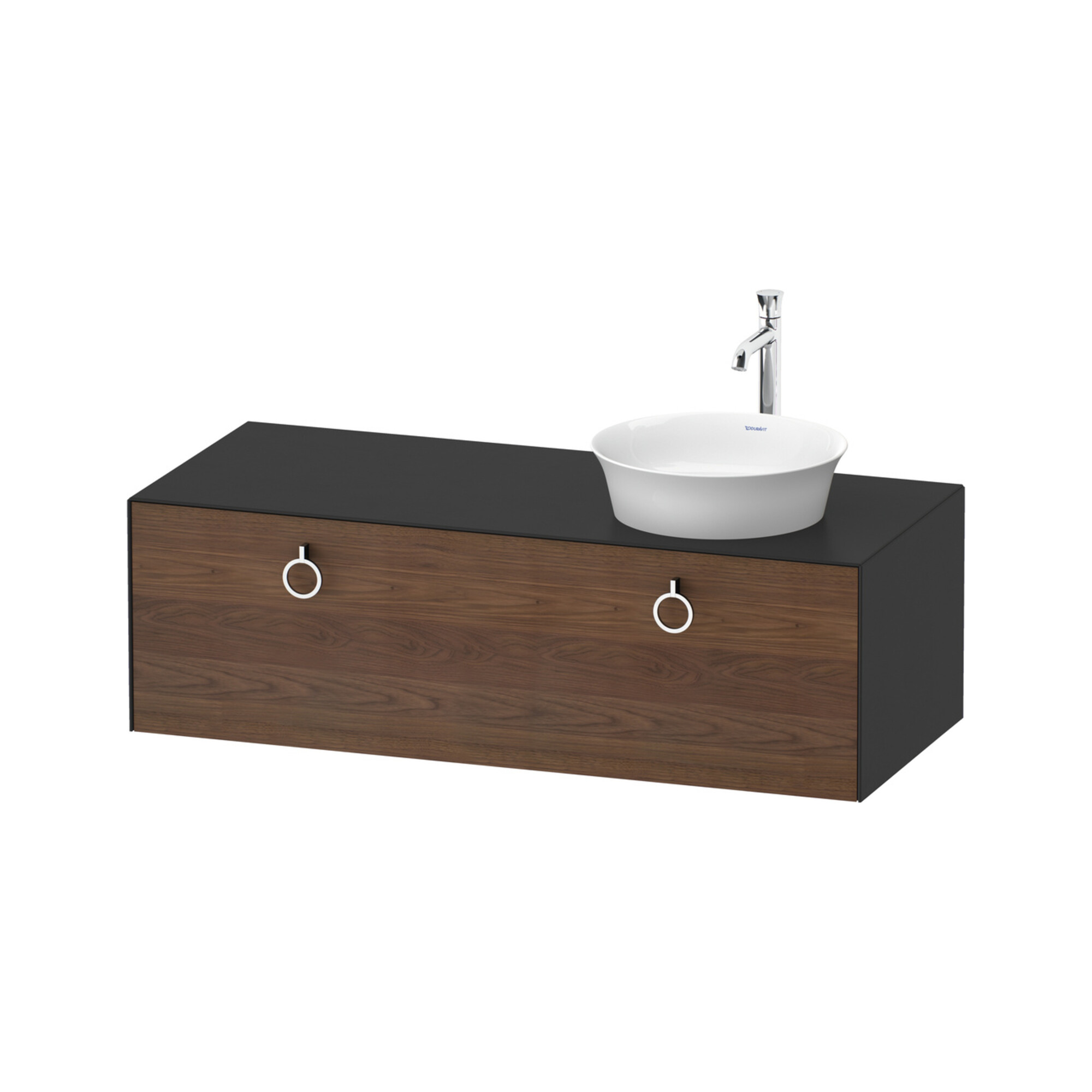 Duravit Waschtischunterschrank White Tulip 130x55cm, 1 AZ m G, B r, US N gra s-matt