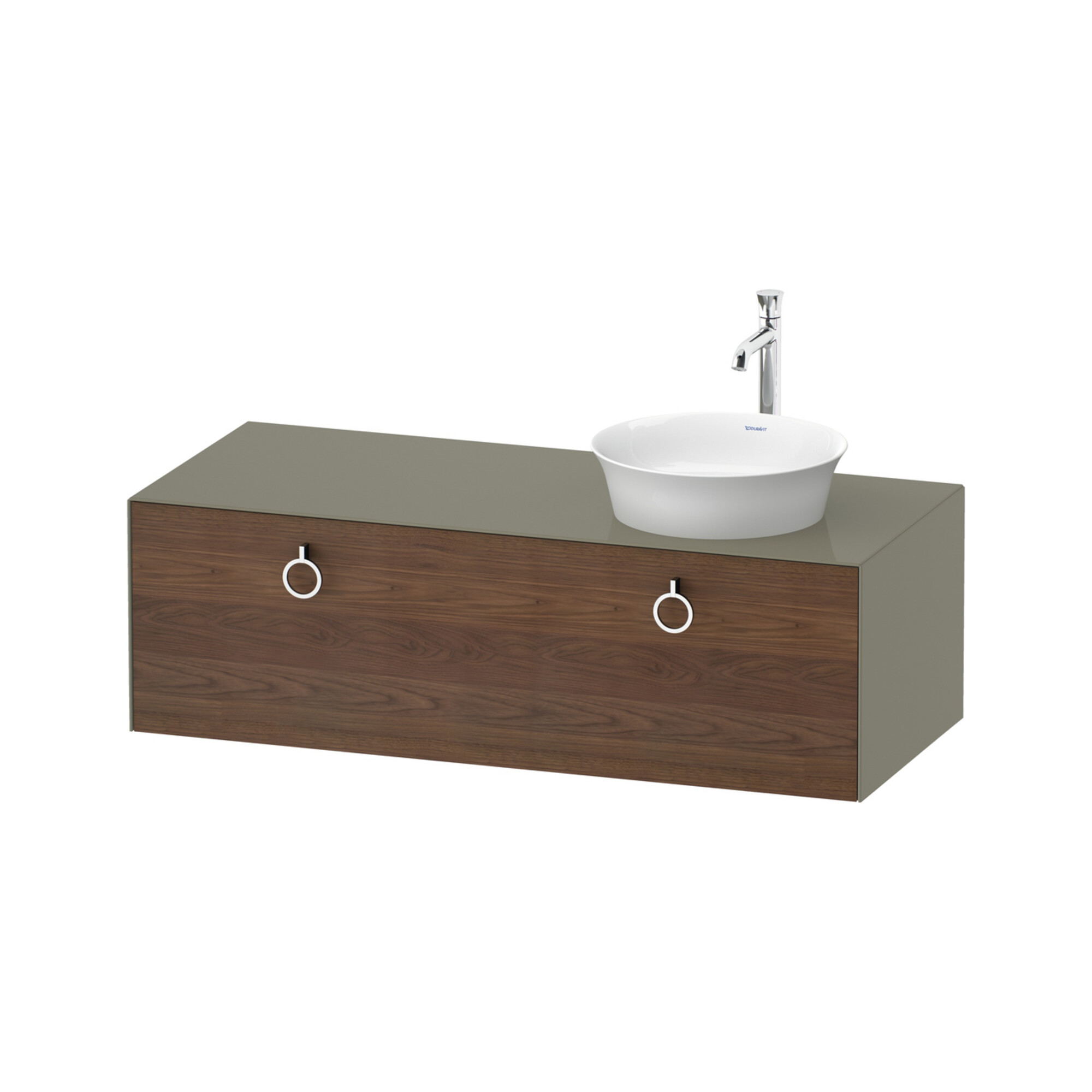 Duravit Waschtischunterschrank White Tulip 130x55cm, 1 AZ m G, B r, US N StG hgl