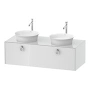Duravit Waschtischunterschrank White Tulip 130x55cm, 1 AZ m G, Beck. beids., we hgl