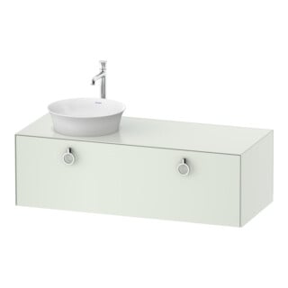 Duravit Waschtischunterschrank White Tulip 130x55cm, 1 AZ m G, Beck. li, we s-matt