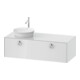 Duravit Waschtischunterschrank White Tulip 130x55cm, 1 AZ m Gr., Beck. li, we hgl-1