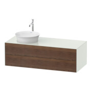 Duravit Waschtischunterschrank White Tulip 130x55cm, 2 La, 1 Pl, B l, US N w s-matt