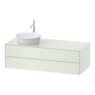 Duravit Waschtischunterschrank White Tulip 130x55cm, 2 La, 1 Pl, B li, we s-matt