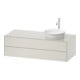 Duravit Waschtischunterschrank White Tulip 130x55cm, 2 La, 1 Pl, B r, No we s-matt-1