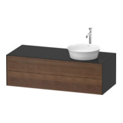Duravit Waschtischunterschrank White Tulip 130x55cm, 2 La, 1 Pl, B r, US N gra hgl-1