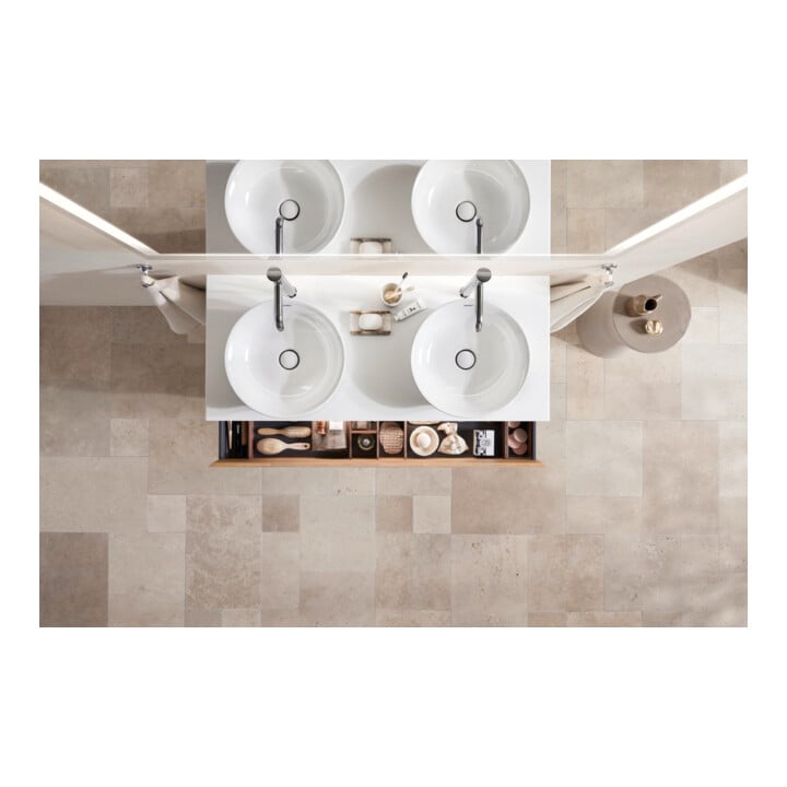Duravit Waschtischunterschrank White Tulip 130x55cm, 2 La, B bs, E Nat no we s-matt