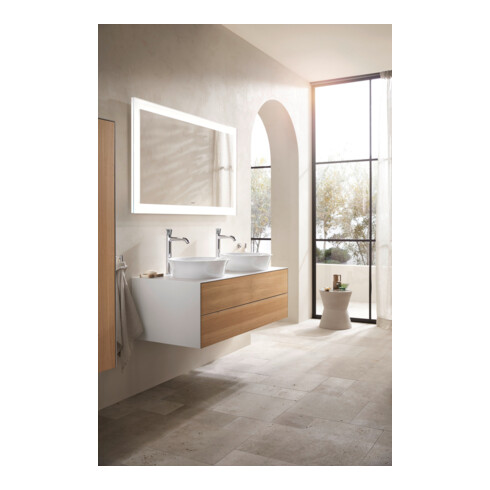 Duravit Waschtischunterschrank White Tulip 130x55cm, 2 La, B bs, E Nat no we s-matt