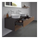 Duravit Waschtischunterschrank White Tulip 130x55cm, 2 La, B bs, US N gra s-matt