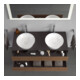 Duravit Waschtischunterschrank White Tulip 130x55cm, 2 La, B bs, US N gra s-matt