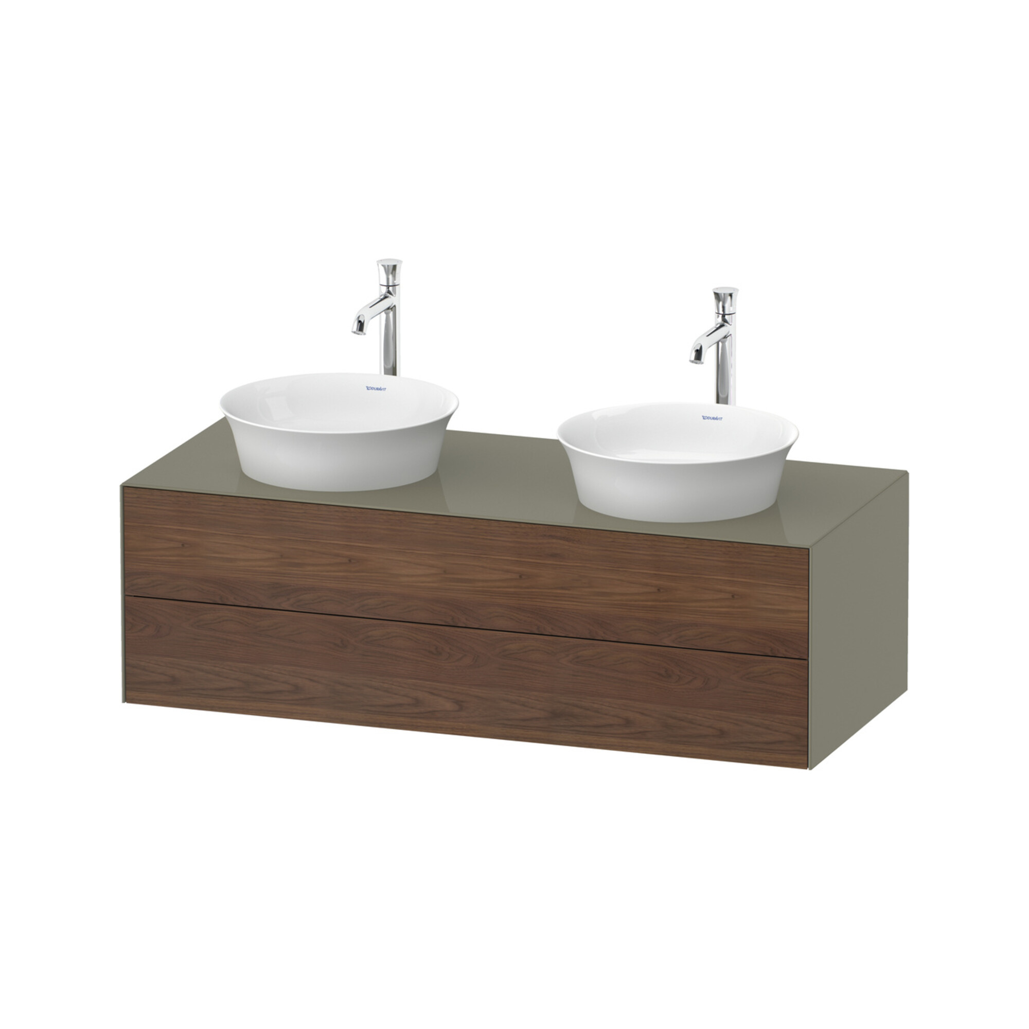 Duravit Waschtischunterschrank White Tulip 130x55cm, 2 La, B bs, US N StG hgl