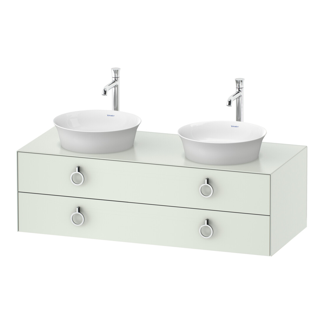 Duravit Waschtischunterschrank White Tulip 130x55cm, 2 La m G, B beids., we s-matt