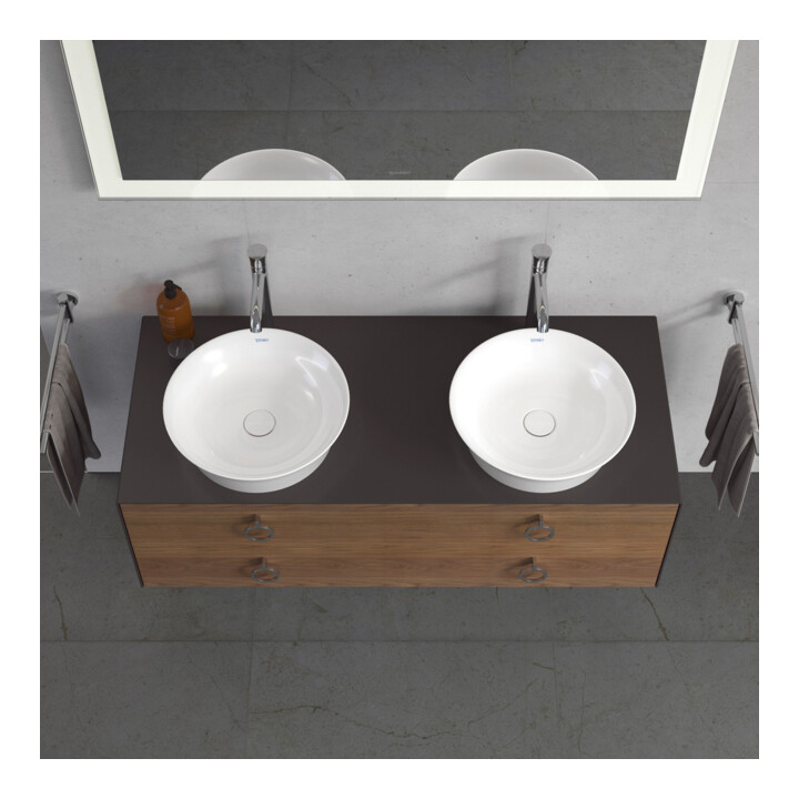 Duravit Waschtischunterschrank White Tulip 130x55cm, 2 La m G, B bs, US N gra m