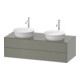 Duravit Waschtischunterschrank White Tulip 130x55cm, 2 La, st-g m, k Ein/m Be-1