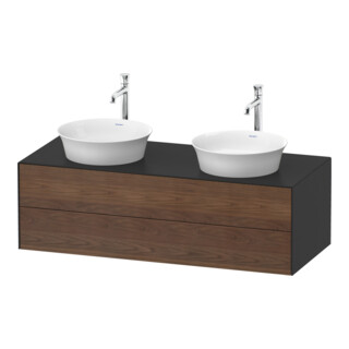 Duravit Waschtischunterschrank White Tulip 130x55cm, 2 La, US N gra m, k Ein/m Be