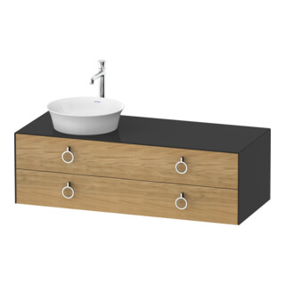 Duravit Waschtischunterschrank White Tulip 130x55cm, B L, E N gra g, k Ein/m Be