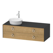 Duravit Waschtischunterschrank White Tulip 130x55cm, B L, E N gra m, k Ein/m Be