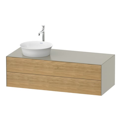 Duravit Waschtischunterschrank White Tulip 130x55cm, B L, E N tau m, k Ein/m Be