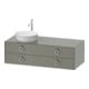 Duravit Waschtischunterschrank White Tulip 130x55cm, B L, st-g m, k Ein/m Be-1