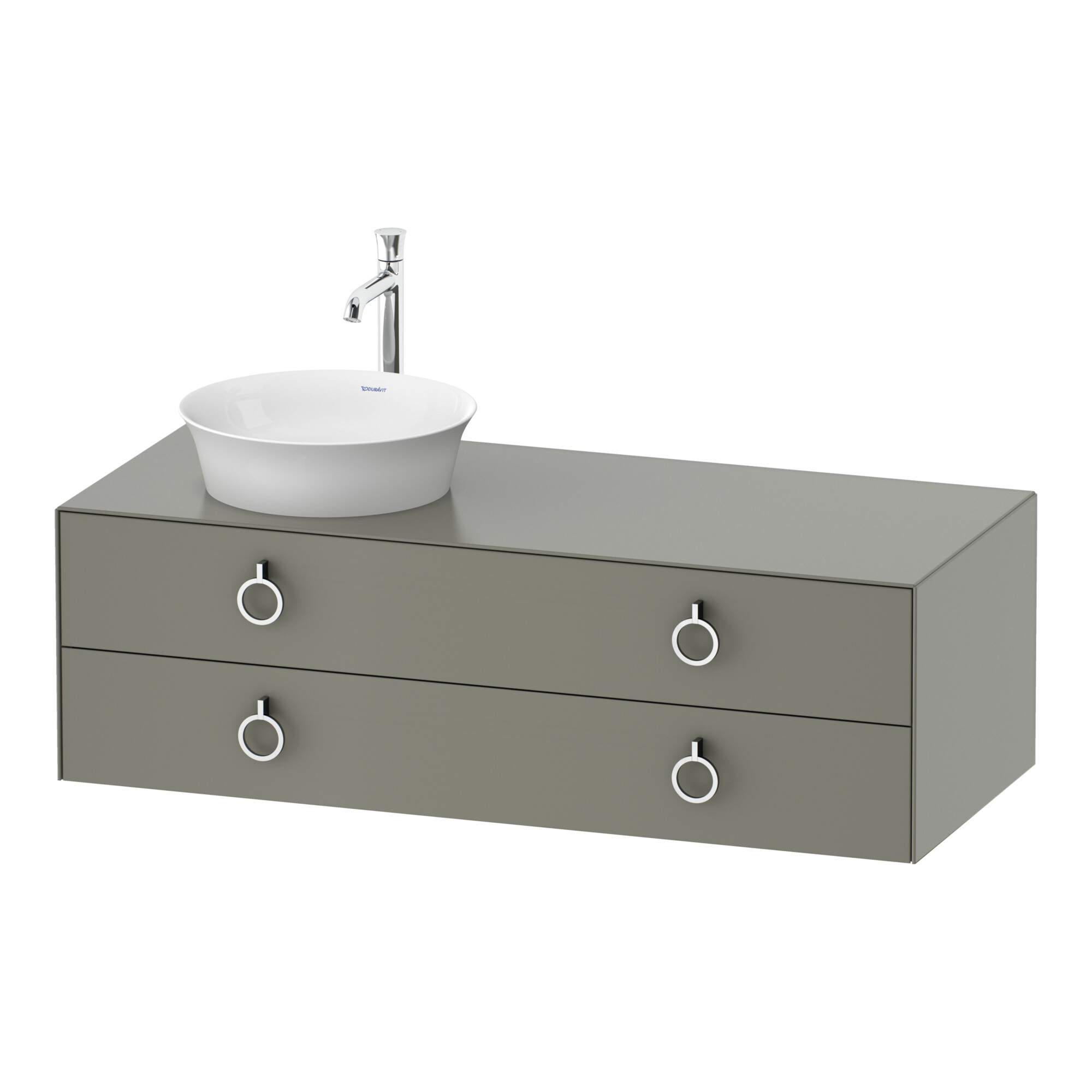 Duravit Waschtischunterschrank White Tulip 130x55cm, B L, st-g m, k Ein/m Be