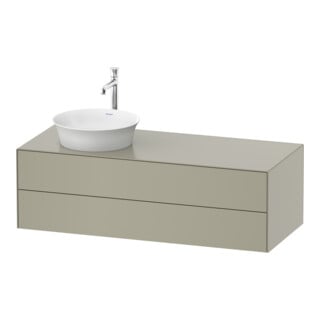 Duravit Waschtischunterschrank White Tulip 130x55cm, B L, T m, k Ein/m Beleuchtung