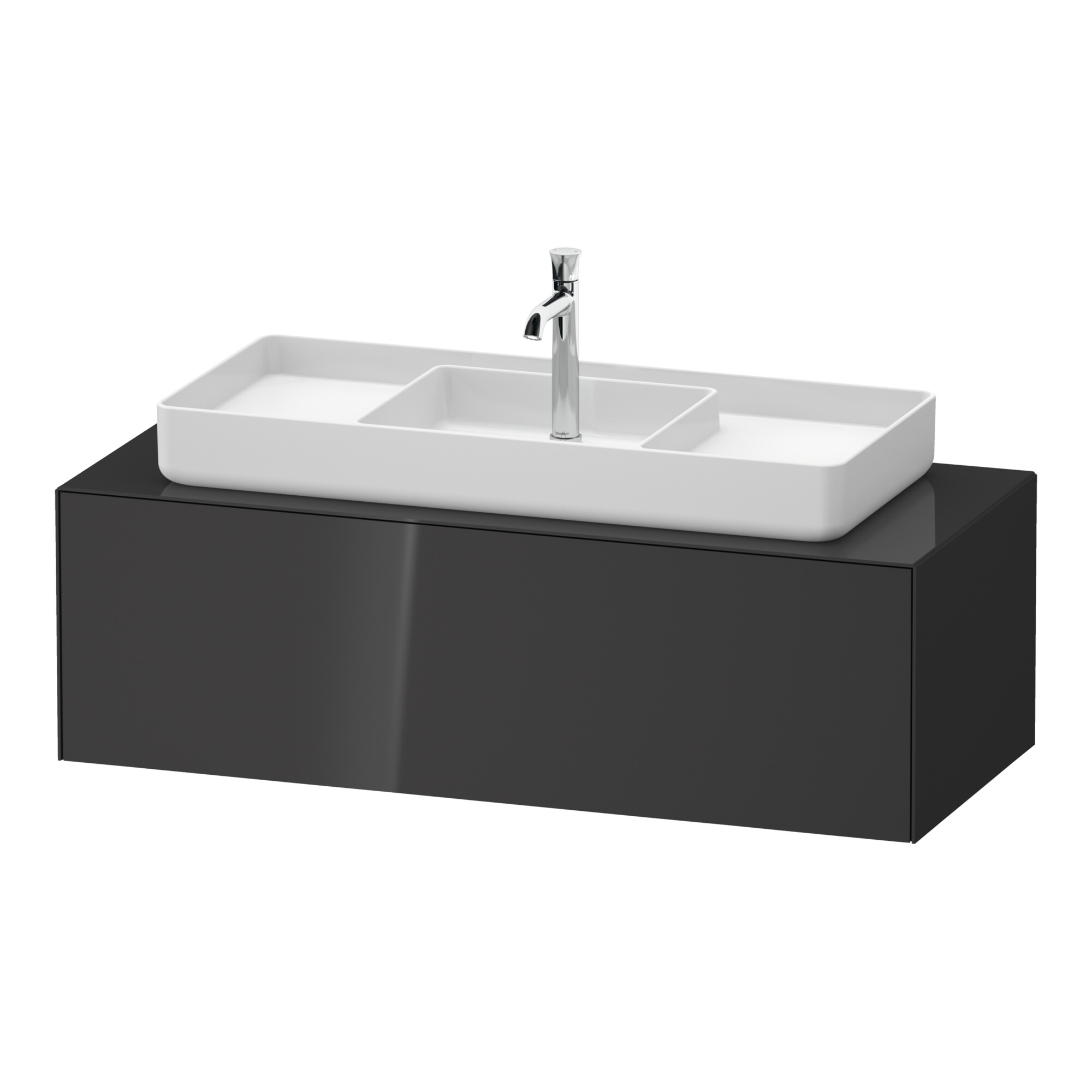 Duravit Waschtischunterschrank White Tulip 130x55cm, B m, gr g, k Ein/o Beleuchtung