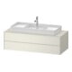Duravit Waschtischunterschrank White Tulip 130x55cm, B m, No w m, k Ein/o Be