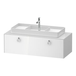 Duravit Waschtischunterschrank White Tulip 130x55cm, B m, w g, k Ein/o Beleuchtung